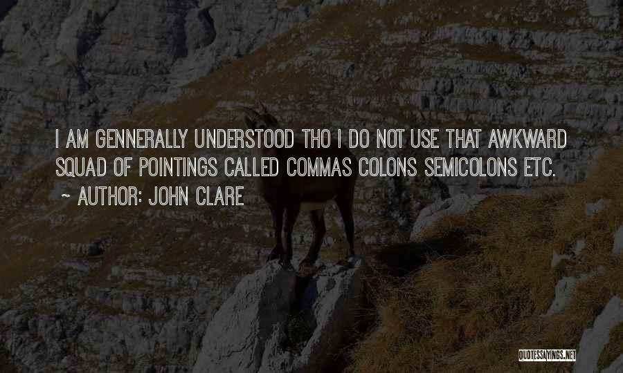 Commas Quotes By John Clare