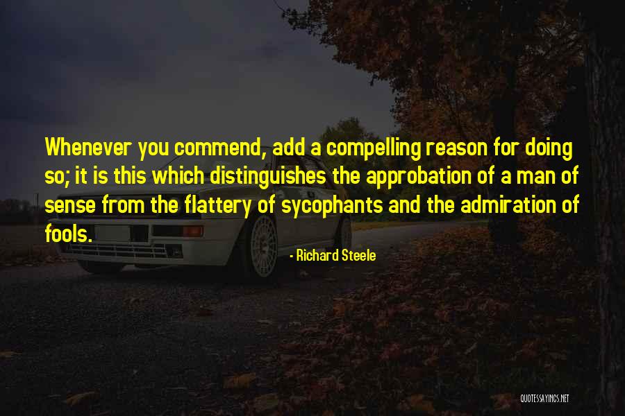 Commendation Quotes By Richard Steele Commendation Quotes By Richard Steele