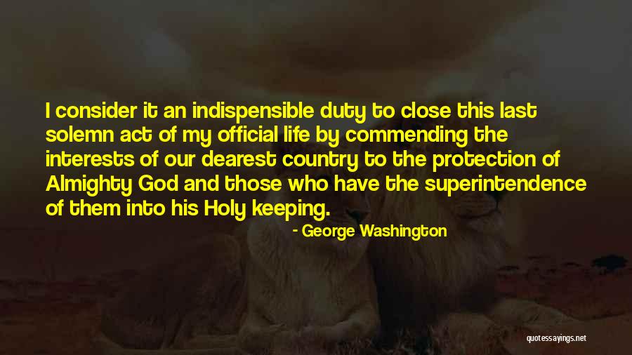 Commending Quotes By George Washington Commending Quotes By George Washington