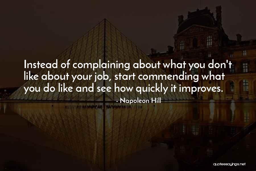 Commending Quotes By Napoleon Hill Commending Quotes By Napoleon Hill