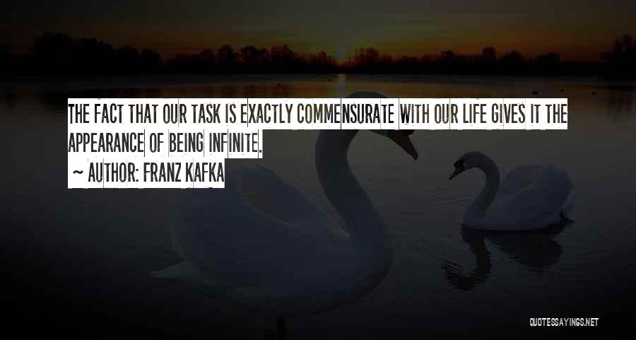 Commensurate Quotes By Franz Kafka