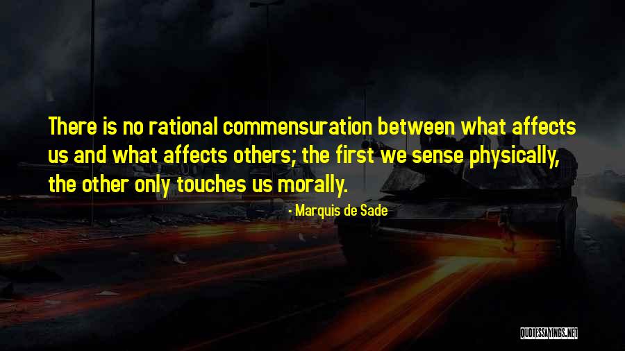 Commensuration Quotes By Marquis De Sade Commensuration Quotes By Marquis De Sade