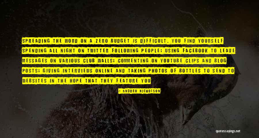 Commenting On Facebook Quotes By Andrew Nicholson Commenting On Facebook Quotes By Andrew Nicholson