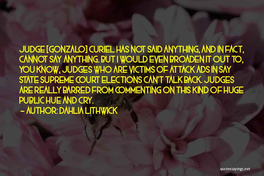 Commenting Quotes By Dahlia Lithwick