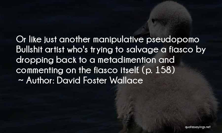 Commenting Quotes By David Foster Wallace