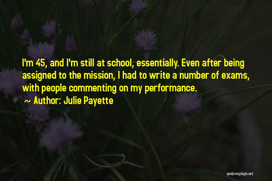 Commenting Quotes By Julie Payette