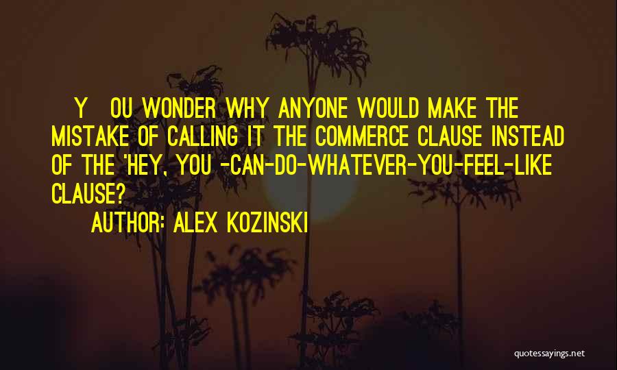 Commerce Clause Quotes By Alex Kozinski