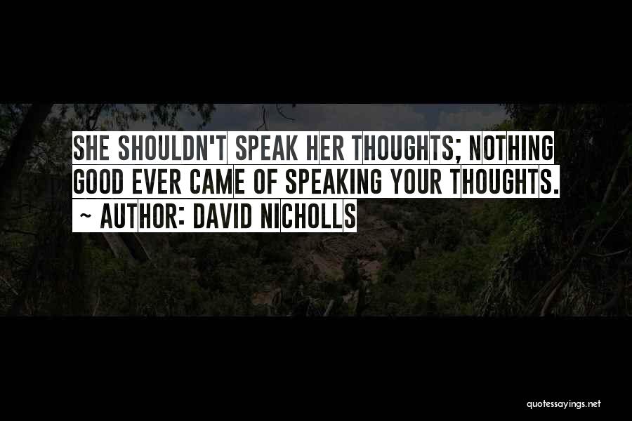 Commercial Acting Headshots Quotes By David Nicholls