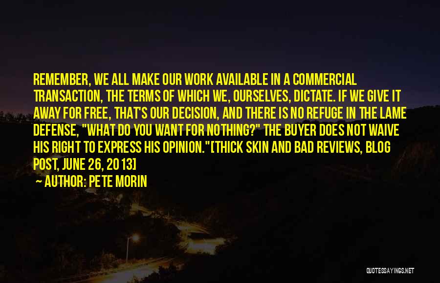 Commercial Express Quotes By Pete Morin