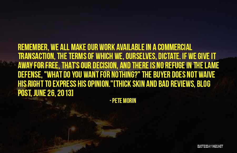 Commercial Express Quotes By Pete Morin Commercial Express Quotes By Pete Morin