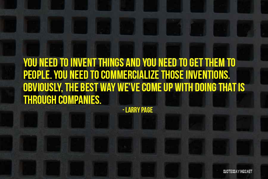 Commercialize Quotes By Larry Page Commercialize Quotes By Larry Page