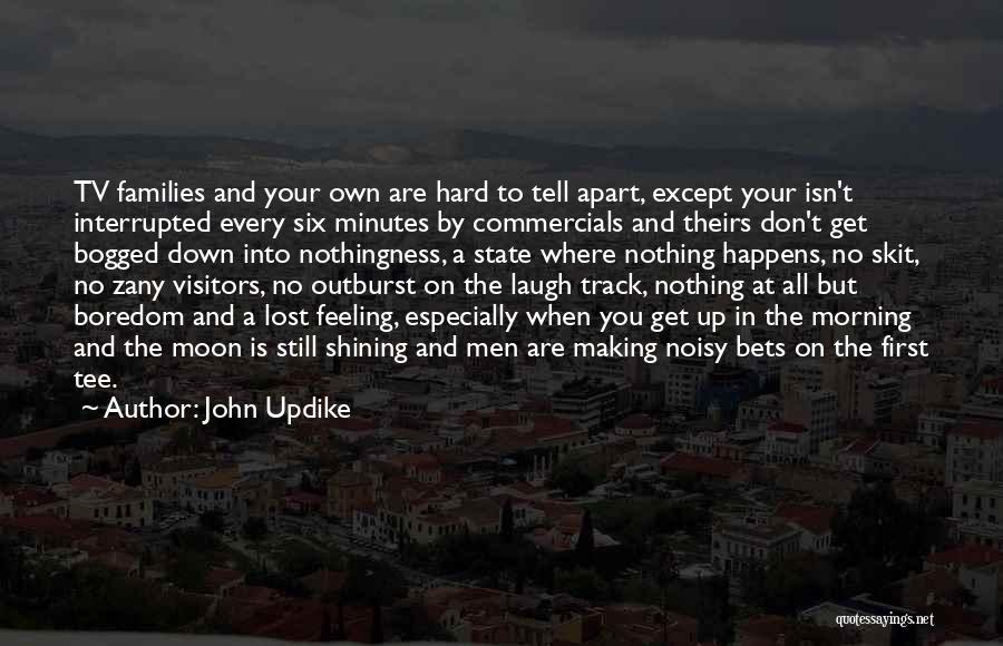 Commercials On Television Quotes By John Updike