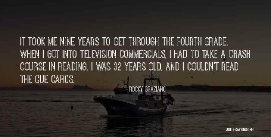 Commercials On Television Quotes By Rocky Graziano