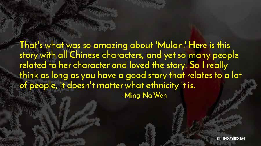 Commercio Triangolare Quotes By Ming-Na Wen Commercio Triangolare Quotes By Ming-Na Wen