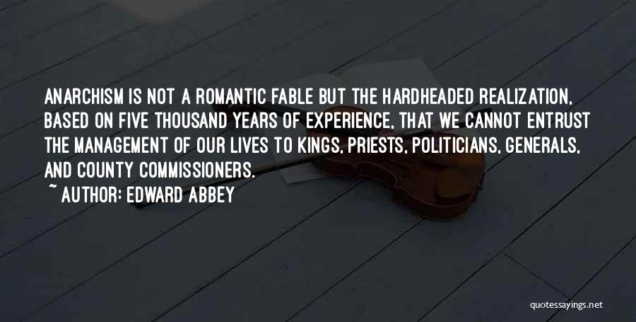 Commissioners Quotes By Edward Abbey