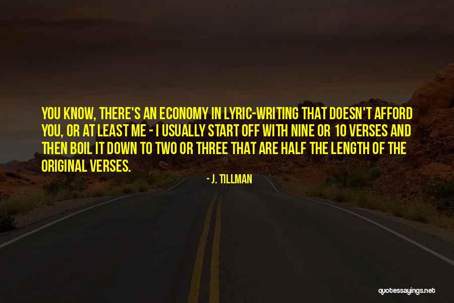 Commissioning Ceremony Quotes By J. Tillman