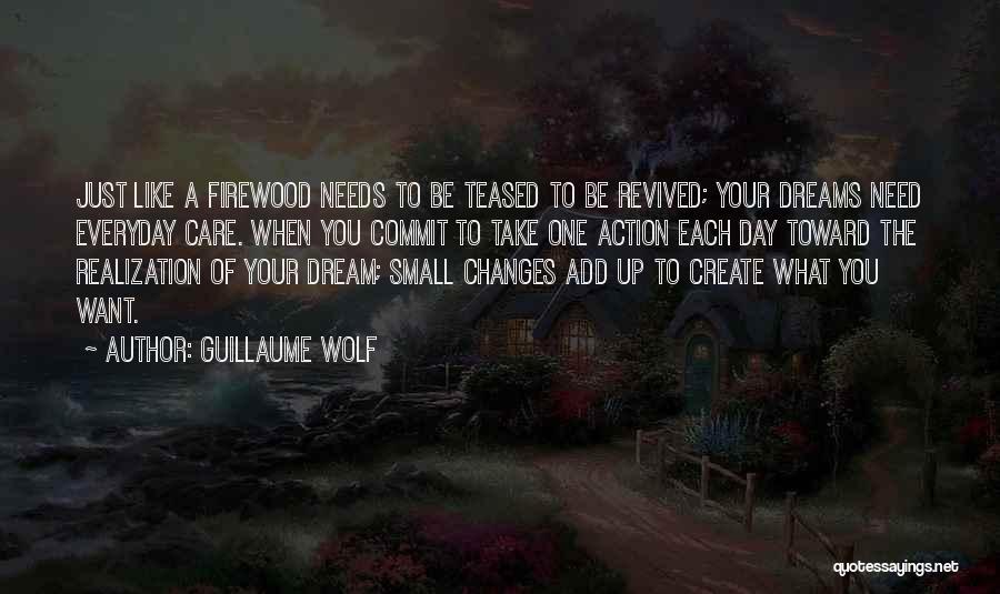 Commit Inspirational Quotes By Guillaume Wolf