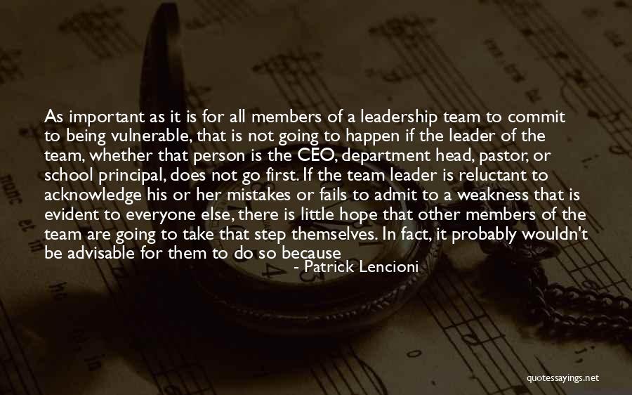 Commit Mistakes Quotes By Patrick Lencioni Commit Mistakes Quotes By Patrick Lencioni