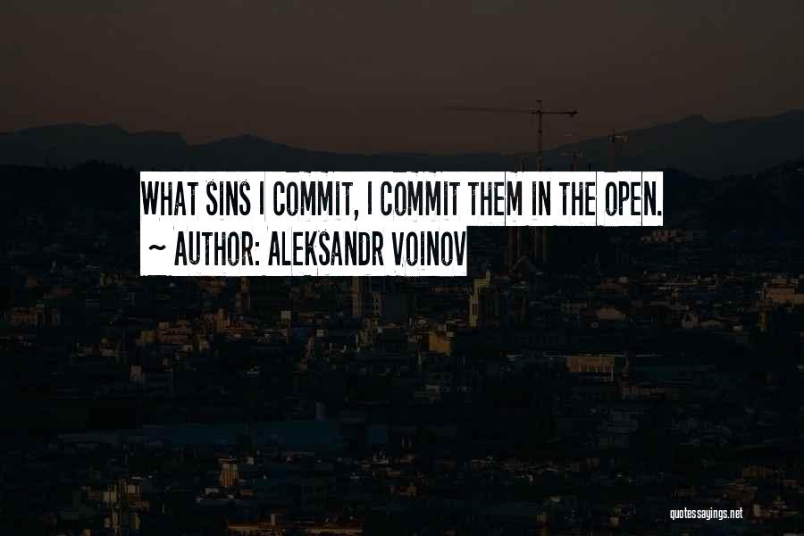 Commit Quotes By Aleksandr Voinov