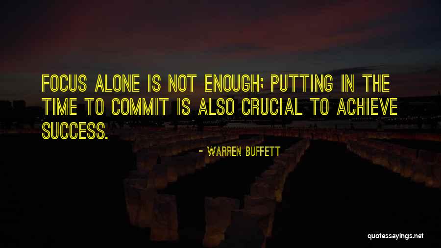 Commit To Success Quotes By Warren Buffett Commit To Success Quotes By Warren Buffett