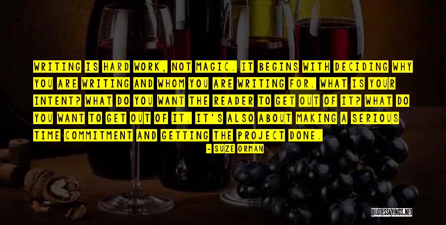 Commitment And Hard Work Quotes By Suze Orman Commitment And Hard Work Quotes By Suze Orman