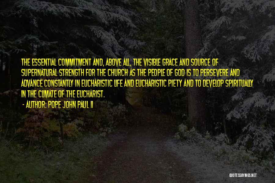 Commitment God Quotes By Pope John Paul II