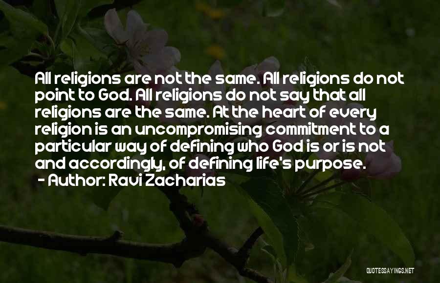 Commitment God Quotes By Ravi Zacharias