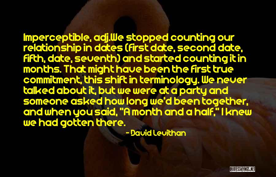 Commitment In A Relationship Quotes By David Levithan Commitment In A Relationship Quotes By David Levithan
