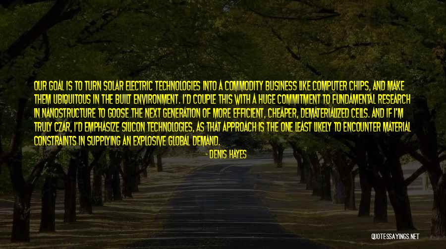 Commitment In Business Quotes By Denis Hayes Commitment In Business Quotes By Denis Hayes