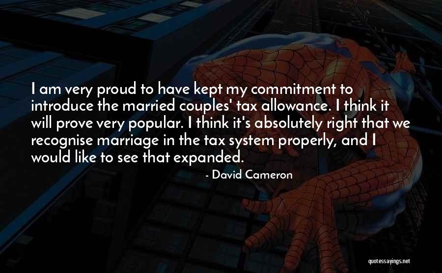 Commitment In Marriage Quotes By David Cameron