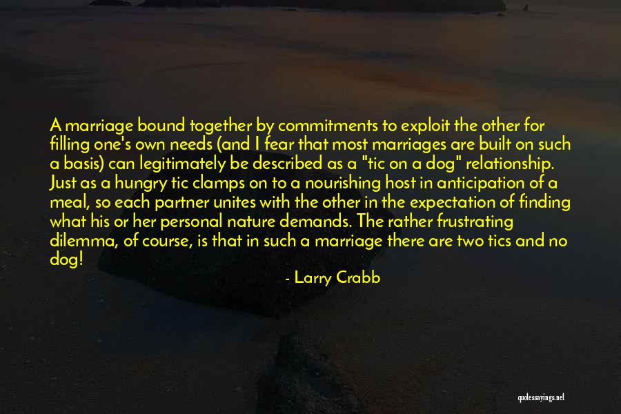 Commitment In Marriage Quotes By Larry Crabb