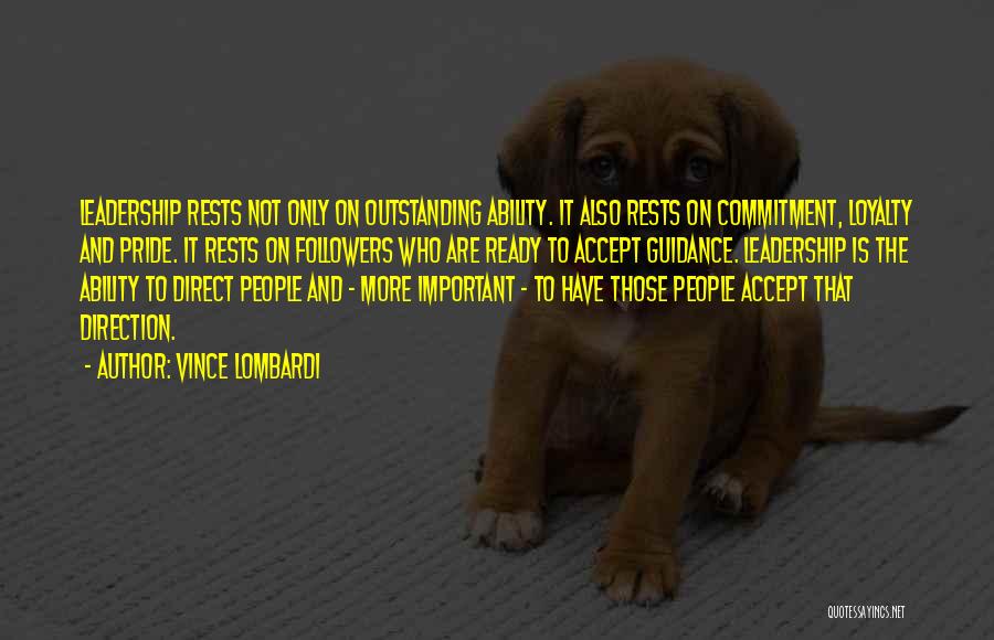 Commitment In Sports Quotes By Vince Lombardi