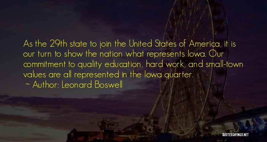 Commitment In Work Quotes By Leonard Boswell