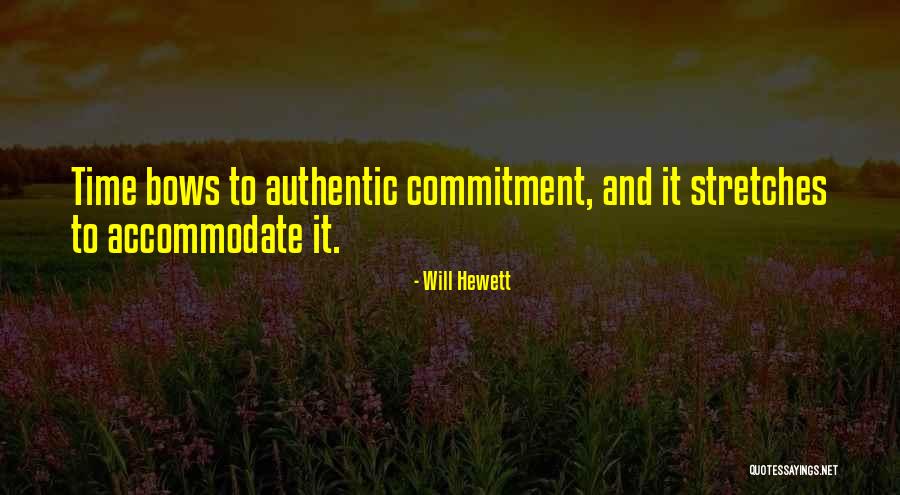Commitment Inspirational Quotes By Will Hewett