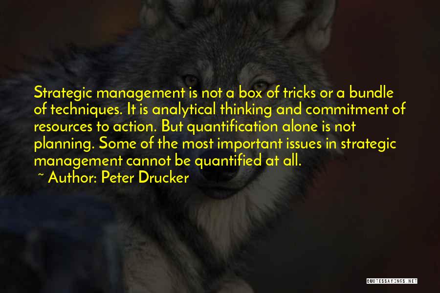 Commitment Issues Quotes By Peter Drucker