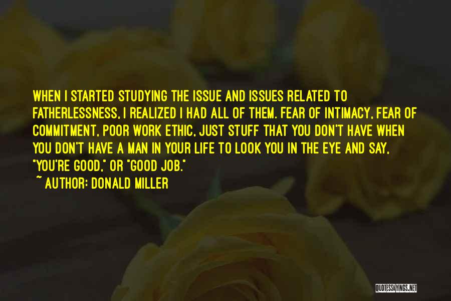 Commitment Job Quotes By Donald Miller