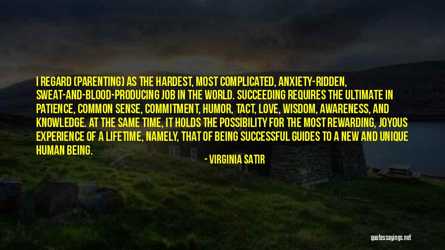 Commitment Job Quotes By Virginia Satir