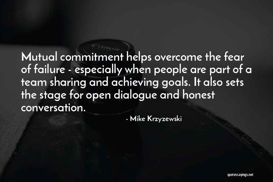 Commitment To A Team Quotes By Mike Krzyzewski