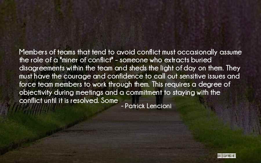 Commitment To A Team Quotes By Patrick Lencioni