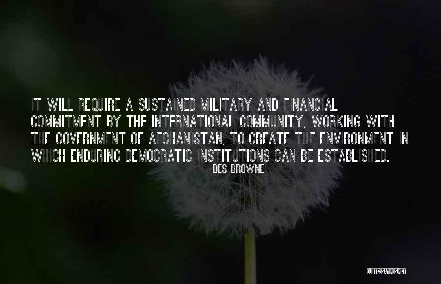 Commitment To Community Quotes By Des Browne Commitment To Community Quotes By Des Browne