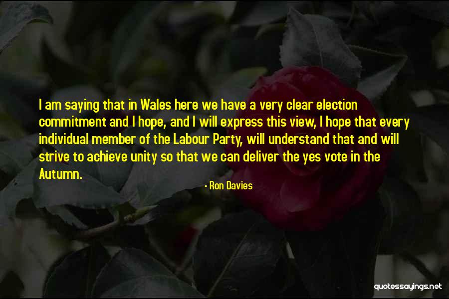 Commitment To Deliver Quotes By Ron Davies Commitment To Deliver Quotes By Ron Davies