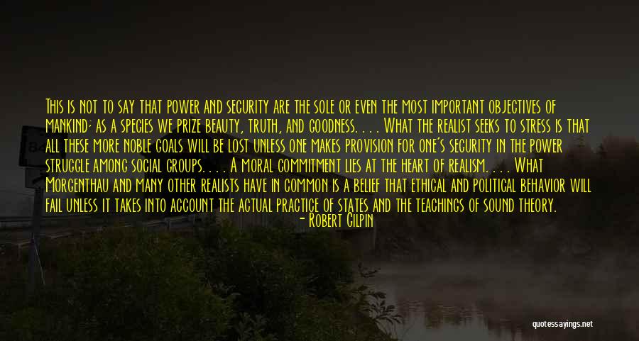 Commitment To Goals Quotes By Robert Gilpin Commitment To Goals Quotes By Robert Gilpin