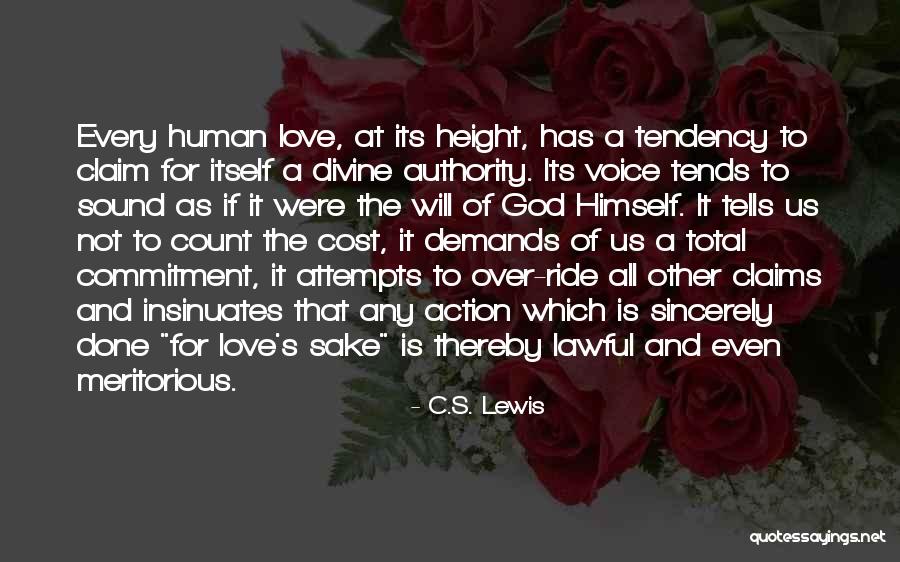Commitment To God Quotes By C.S. Lewis Commitment To God Quotes By C.S. Lewis