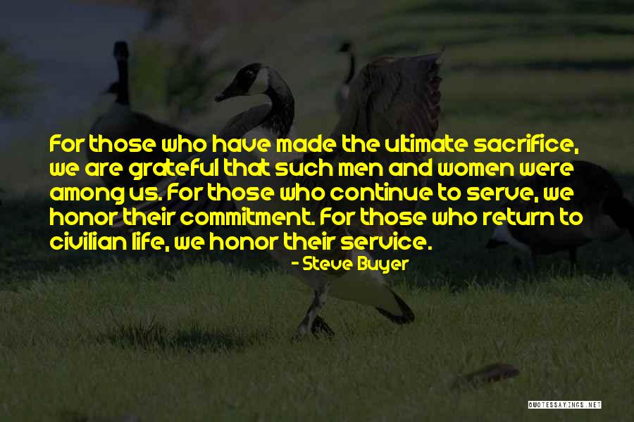 Commitment To Service Quotes By Steve Buyer Commitment To Service Quotes By Steve Buyer