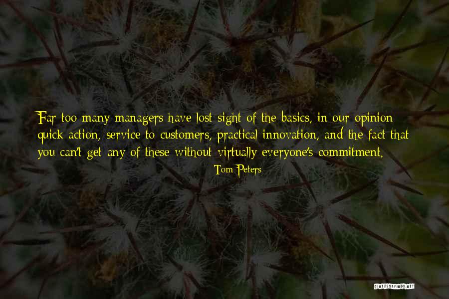 Commitment To Service Quotes By Tom Peters Commitment To Service Quotes By Tom Peters