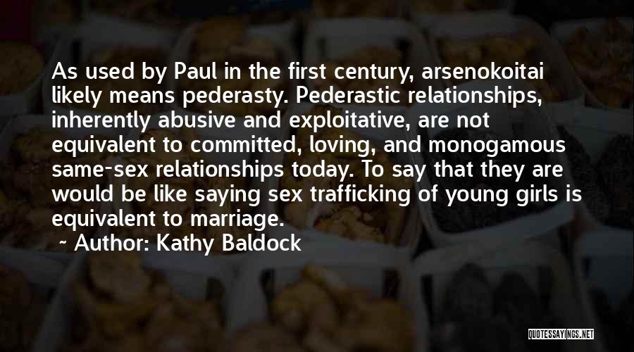 Committed Marriage Quotes By Kathy Baldock