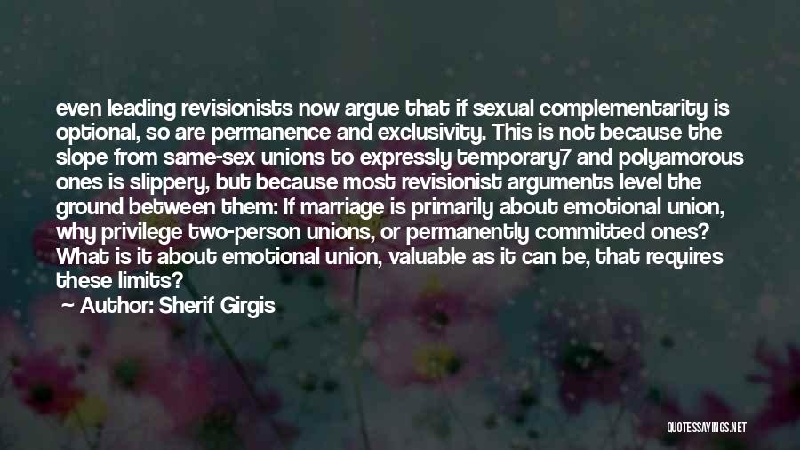 Committed Marriage Quotes By Sherif Girgis