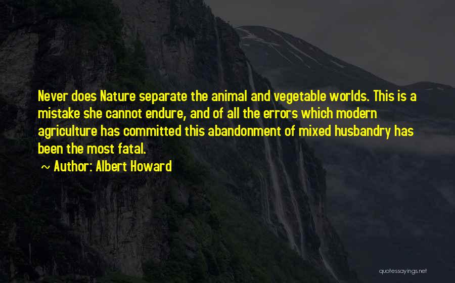 Committed Mistake Quotes By Albert Howard