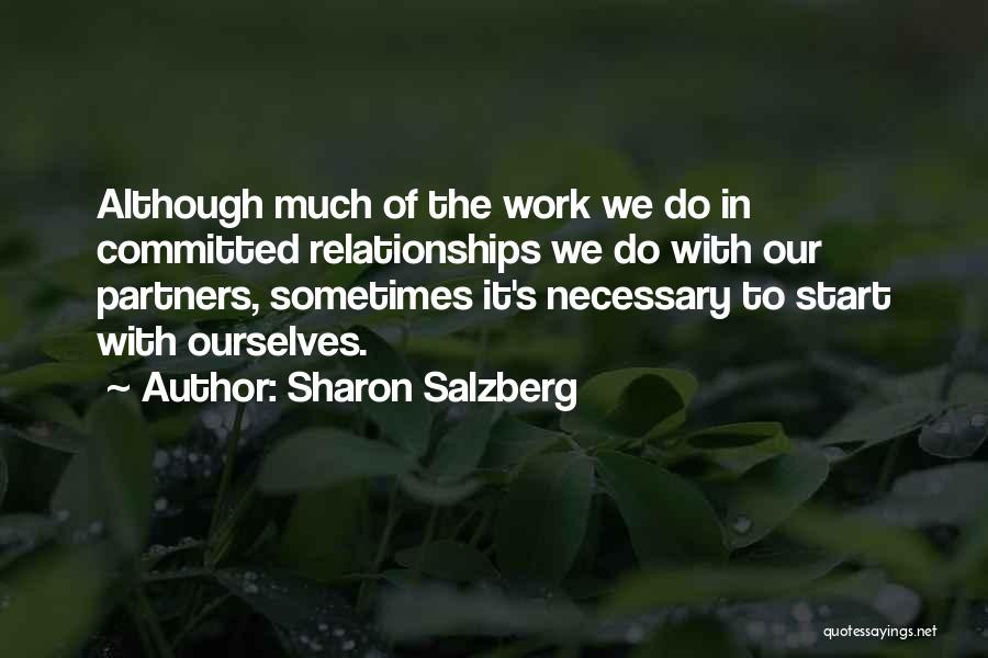 Committed Relationships Quotes By Sharon Salzberg