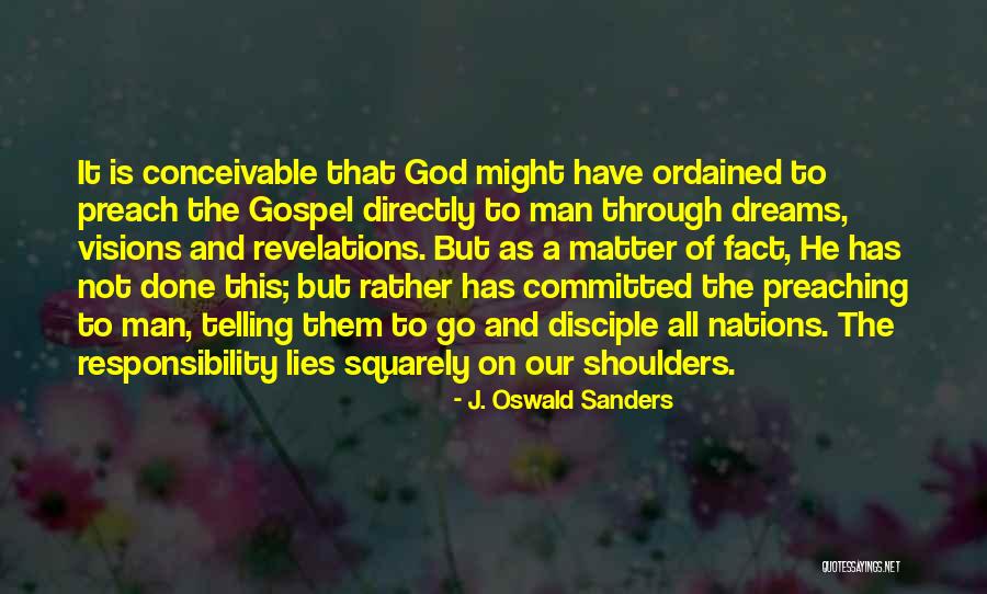Committed To God Quotes By J. Oswald Sanders Committed To God Quotes By J. Oswald Sanders